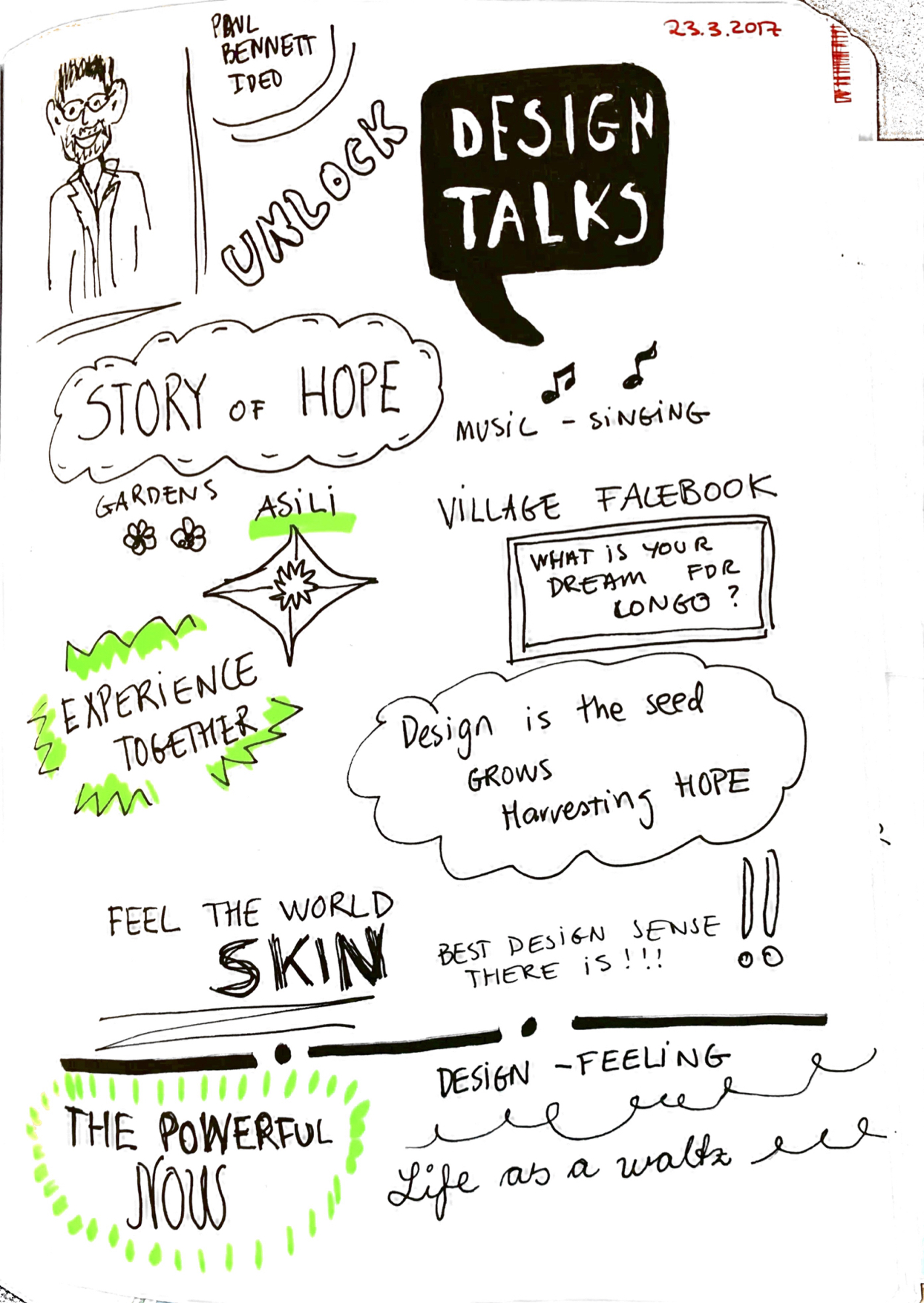 Sketchnotes Design talks